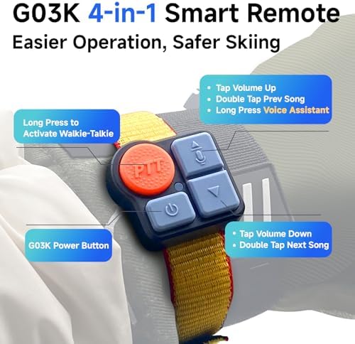 Multifunctional Smart Wireless Ski Goggles with Walkie-Talkie, Anti-Fog Zeiss Lens, Music & Call Function