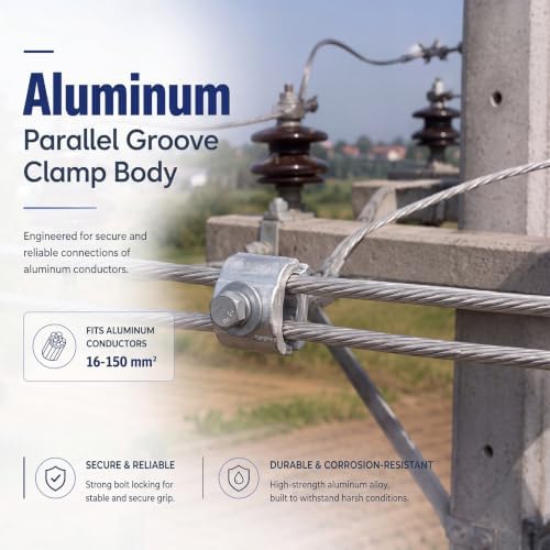 10 Pcs 4/0-2A APG-A2 Aluminum Parallel Groove Clamp for 16-150mm²