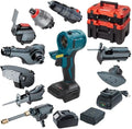 SELFIE CAT 10-in-1 20V Max Cordless Power Tool Combo Kit with 2 Batteries