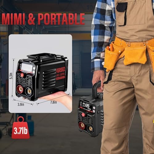 110V Welder Machine with Pulse, 20-200A 2-IN-1 STICK/TIG (Black)