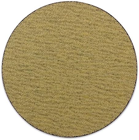 BHA 6" No Hole Hook & Loop Sanding Discs for DA Sander, 100 Grit - 100 Pack
