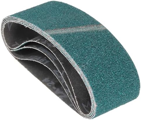 4 Pcs Sanding Belts 3 x 21 Inch 24 Grit Zirconia