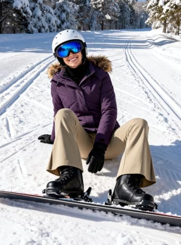 Wantdo Women's Waterproof Ski Jacket Warm Puffer Jackets Snow Winter Coat