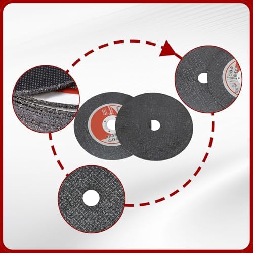 100 Pack 4" x.040 x5/8" Cut Off Wheel - Metal & Stainless Steel Thin Cutting Discs