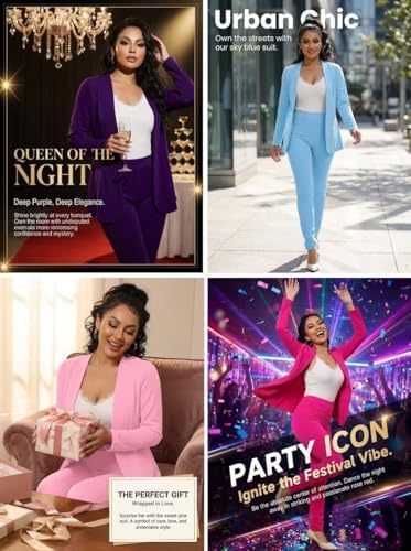 Aro Lora Pant Suits for Women Dressy Casual 2 Piece Outfits