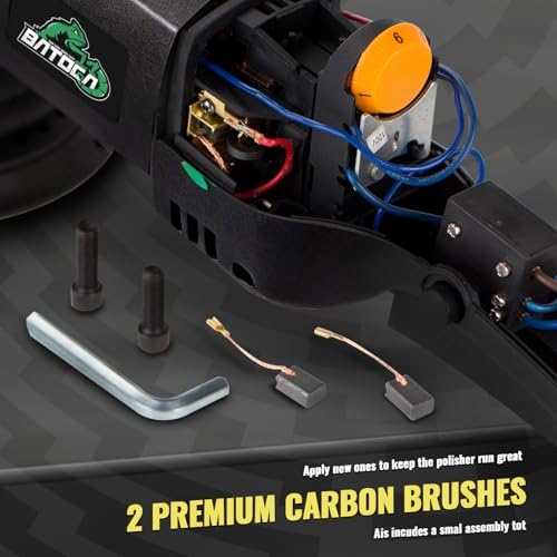 BATOCA Dual Action Polisher Random Orbital Car Buffer 1100W