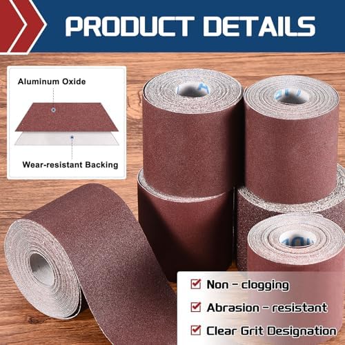Sandpaper Roll 2Inch 79FT 600Grit Aluminum Oxide Emery Cloth Roll