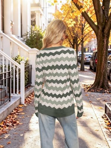 Womens Sweaters Crew Neck Long Sleeve Casual Fall Outfits Fashion Clothing
