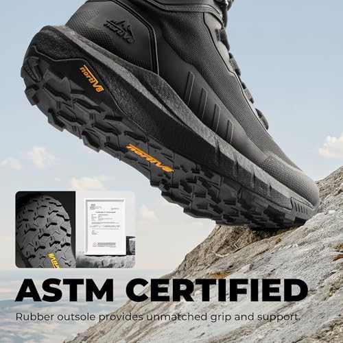 NORTIV 8 Men's Tactical Hiking Boots Lightweight Cushion