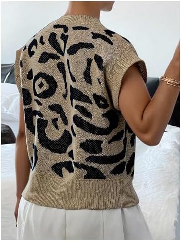 SOLY HUX Women's Short Sleeve Business Casual Sweater