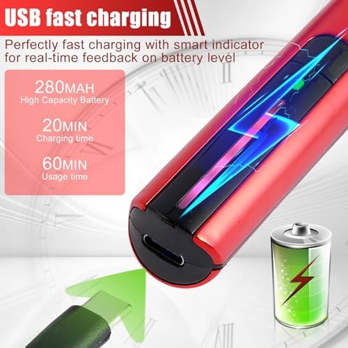 Mini Reciprocating Sander Set Portable Electric Sanding Pen USB Rechargeable Mini Sander with Overload Protection 3 Gears Adjustable Sanding Pen Polishing Machine for Grinding Polishing Surfa