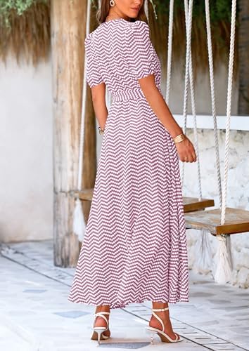 PRETTYGARDEN Women's Boho Floral Summer Maxi Dresses