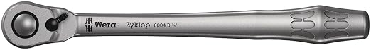 WERA 05004051001 8100 SB 11 Zyklop Imperial Metal Ratchet Set, 29 Piece, 3/8" Drive