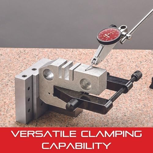 Starrett Toolmakers Parallel Clamp - Ideal for Holding Work in Tapping and Drilling - 1-3/4" Capacity, 1" Throat Depth, Hardened Steel, Nice Finish - 161B