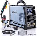 50Amps Plasma Cutter, Large LED Screen Display, MIGVAN Cutter Machine 110/220V Dual Voltage, 1/2" Cut DC IGBT Inverter, Post Flow 2T/4T Metal Cutting Machine with Torch & Tips for Beginners Home DIY
