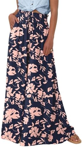 BTFBM Wide Leg Flowy Palazzo Pants for Women