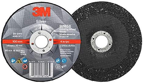 3M Silver Depressed Center Grinding Wheel, 87456, 36+, T27