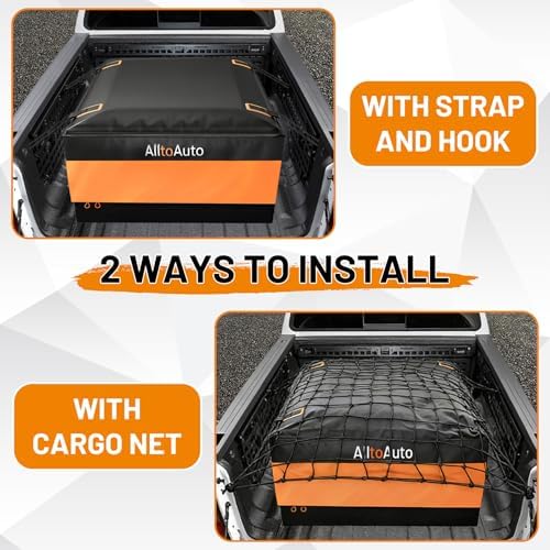 26 Cubic Feet Truck Bed Cargo Bag, Waterproof with Heavy Duty PVC