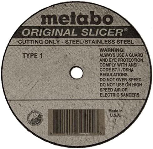 Metabo 655321000 3" x 1/16 x 3/8 Original Slicer A60TZ, 100 pack