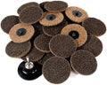 S SATC 25Pcs Coarse Sanding Disc 3 Inch Quick Change Discs 1Pcs 1/4” Shank Holder for Die Grinder Sanding Disc Polish Rust Wood Sanding