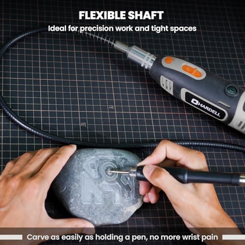 200W Corded Rotary Tool Kit Flex Shaft 6 Speed 40000RPM 153 Accessories