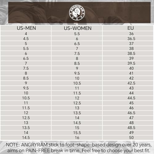 ANGRYRAM Steel Toe Boots for Men Women Puncture Proof Work Boots