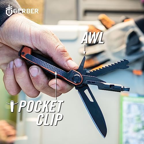 Gerber Armbar Trade EDC Pocket Knife Multitool with Bottle Opener, Silver