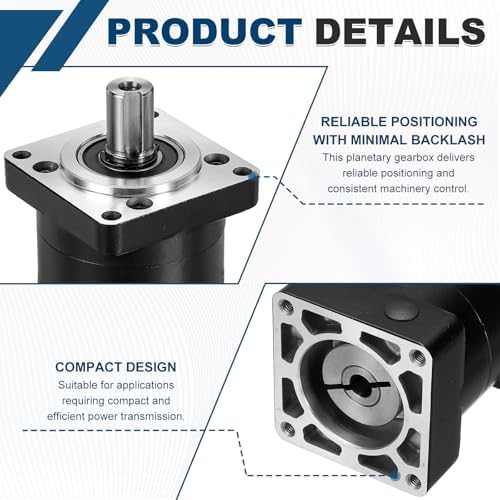 DTGN Planetary Gearbox Speed Reducer for Nema23 Stepper Motor Ratio 10:1