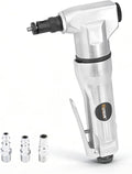 Hoteche Air Nibbler, 3600RPM Pneumatic Metal Cutter for 0.5-1.2MM Iron & Aluminum, Silver, Color Box Packaging