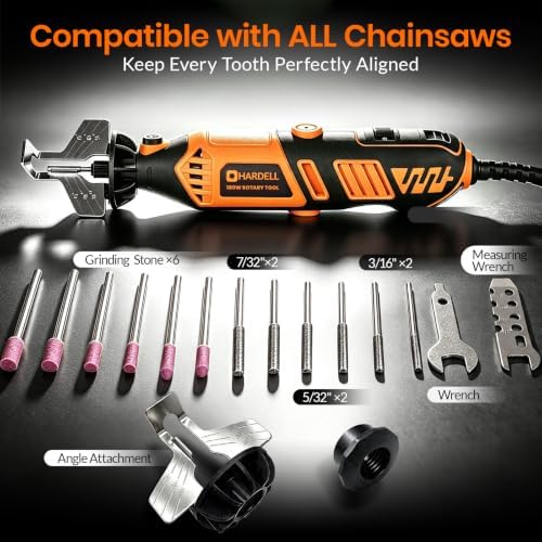 Electric Chainsaw Sharpener Kit 180W Multi-Purpose Rotary Tool