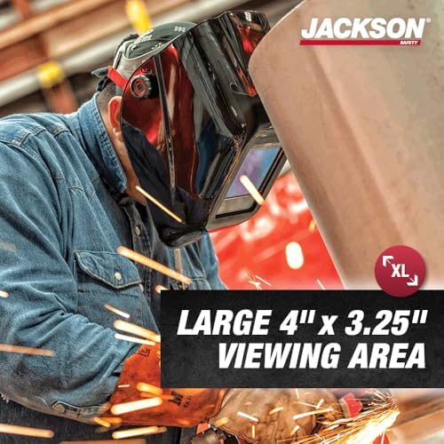Jackson Safety TrueSight Auto Darkening Welding Helmet, ANSI Z87.1 ADF Hood