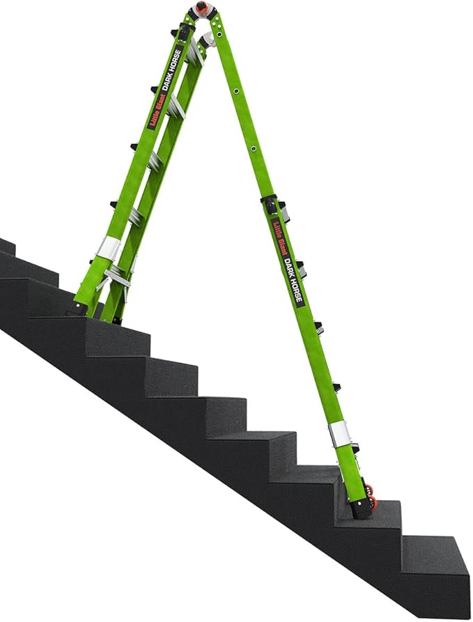Little Giant Ladder Systems Dark Horse 2.0, M22, 22ft, Multi-Position Ladder, Fiberglass, Type 1A, 300 lbs Weight Rating, (16122-001)