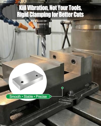 6 * 3 * 1 In Milling Vise Jaws Set, Soft Aluminum Fits for Kurt GMT Similar