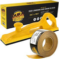 Dura-Gold Pro Series Rigid Longboard Hand Sanding File Block with Both Hook & Loop Backing and PSA Backing Adapter Pad & 240 Grit PSA Longboard Sandpaper 20 Yard Roll, 2-3/4" Wide