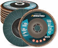 10 Pack 6" x 7/8" Zirconia Flap Discs, T27 Jumbo Grinding Wheel 120 Grit