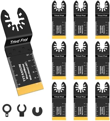 Trivd Frol 10 PCS Titanium Multitool Blades Metal Cutting