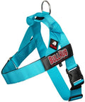Adjustable Dog Harness– No Pull, No Choke – for English Bulldogs, French Bulldogs, Pugs & Broad-Chested Breeds – Easy, Safe Walks (Teal, Medium)