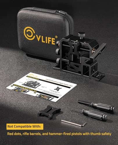 CVLIFE Sight Pusher Tool with Tool Kit, Universal Sight Tool for Handguns