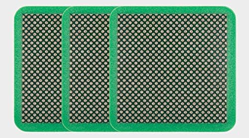 KGS Diamond PRO-PAD Hand Polishing 75x75x10 mm (3 Pack, Grit 60 (Green))