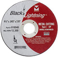 Mercer Industries 616040 - 4-1/2" x .045 x 7/8" Type 1 Black Lightning Cut-Off Wheels for Metal (50 pack)