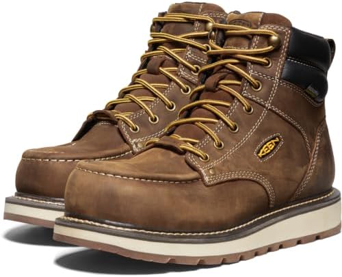 KEEN Utility Men's Cincinnati 6" Composite Toe Waterproof Wedge Work Boots