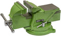 OEMTOOLS 24217 4-Inch Heavy Duty Bench Vise with 360-Degree Swivel Base, Table Vise or Bench Vise for Workshop and Woodworking, No-Hassle Permanent Mounting, Green