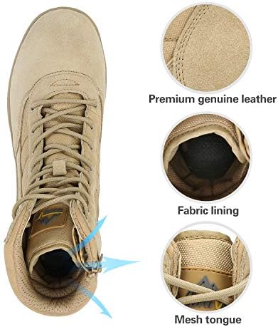 NORTIV 8 Men's Military Tactical Work Boots