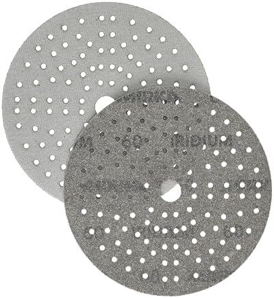 Mirka Iridium Sandpaper 6 Inch Hook and Loop 60 Grit 50 pcs