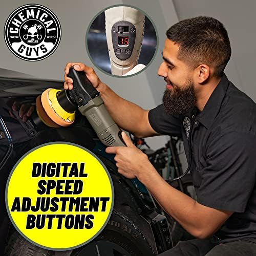 Chemical Guys, 10FX Random Orbital Polisher Kit, 700W, 9-Piece, Digital
