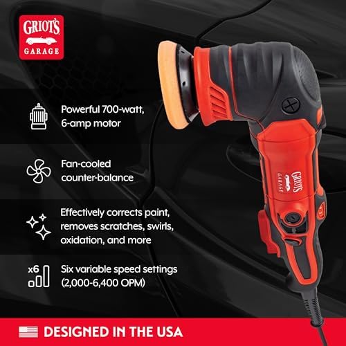 Griot's Garage G8 Orbital Polisher Kit for Car Polishing, 11708