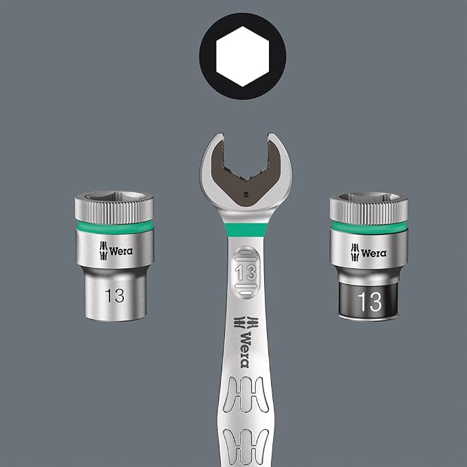 Wera 05020067001 6001 Joker Switch Ratcheting combination wrenches, with switch lever, 12 x 171 mm
