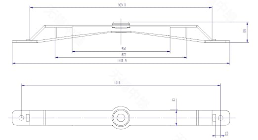 1pc Blade Carrier for 72" Brush Cutter Brush Hog Lawn Mower