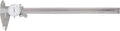 CME Dial Calipers, 0 to 12" Measurement Range, 0.001" Measurement Increment, ±0.002" Accuracy, White Dial Face Color