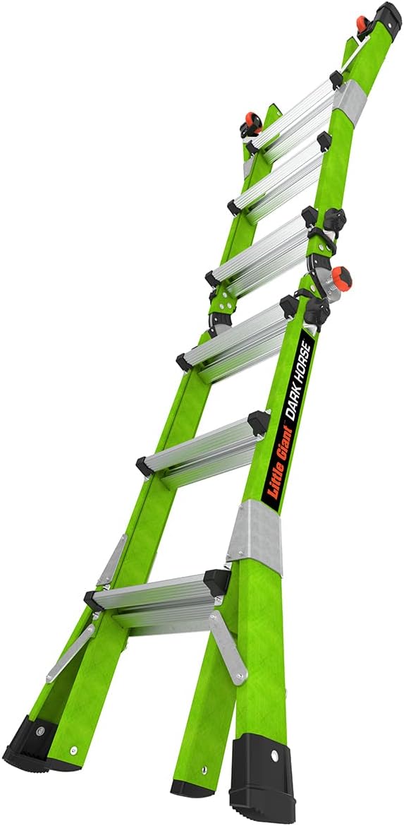 Little Giant Ladders Dark Horse 2.0 FG 13', Hi-viz Green
